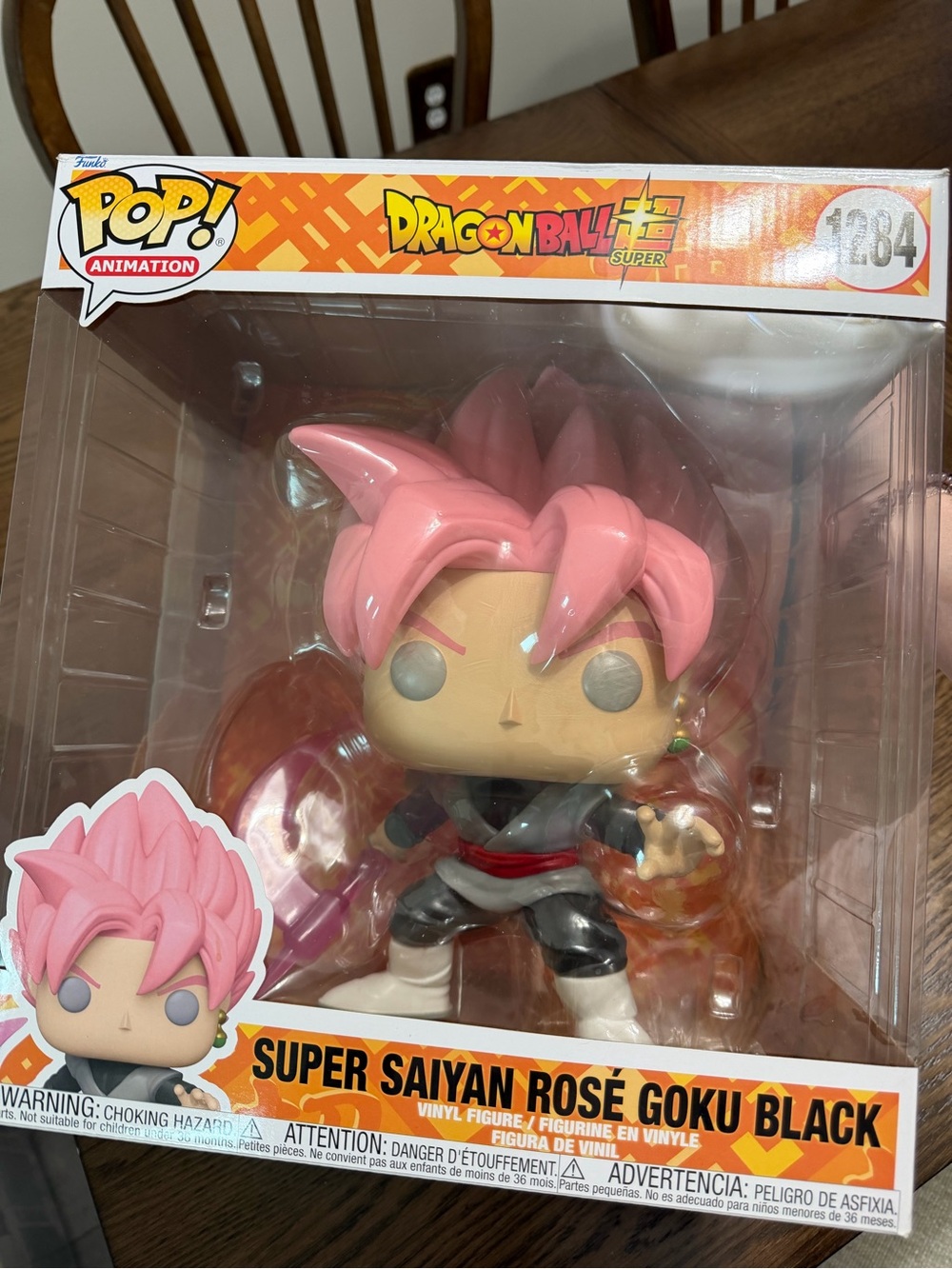 Funko Dragon Ball Super Super Saiyan Rosé Goku Black - Pink Hair Vinyl Pop!